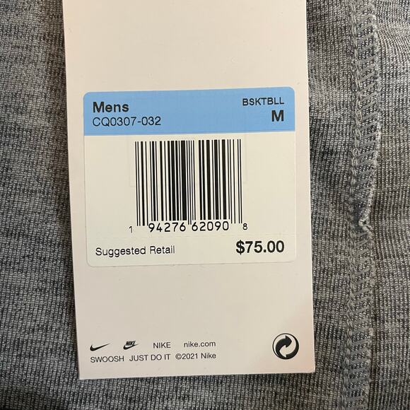 Nike Dri-Fit Men's Joggers CQ0307-032 Gray Sweatpants P Logo Size M NWT - Picture 11 of 11